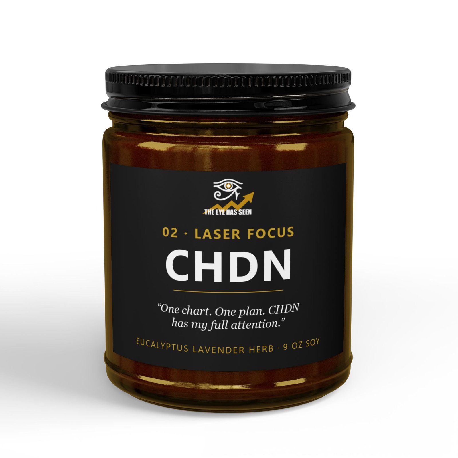 CHDN Trader Candle – 8 Session Scents, 9oz Soy, Amber Jar - Ảnh 9