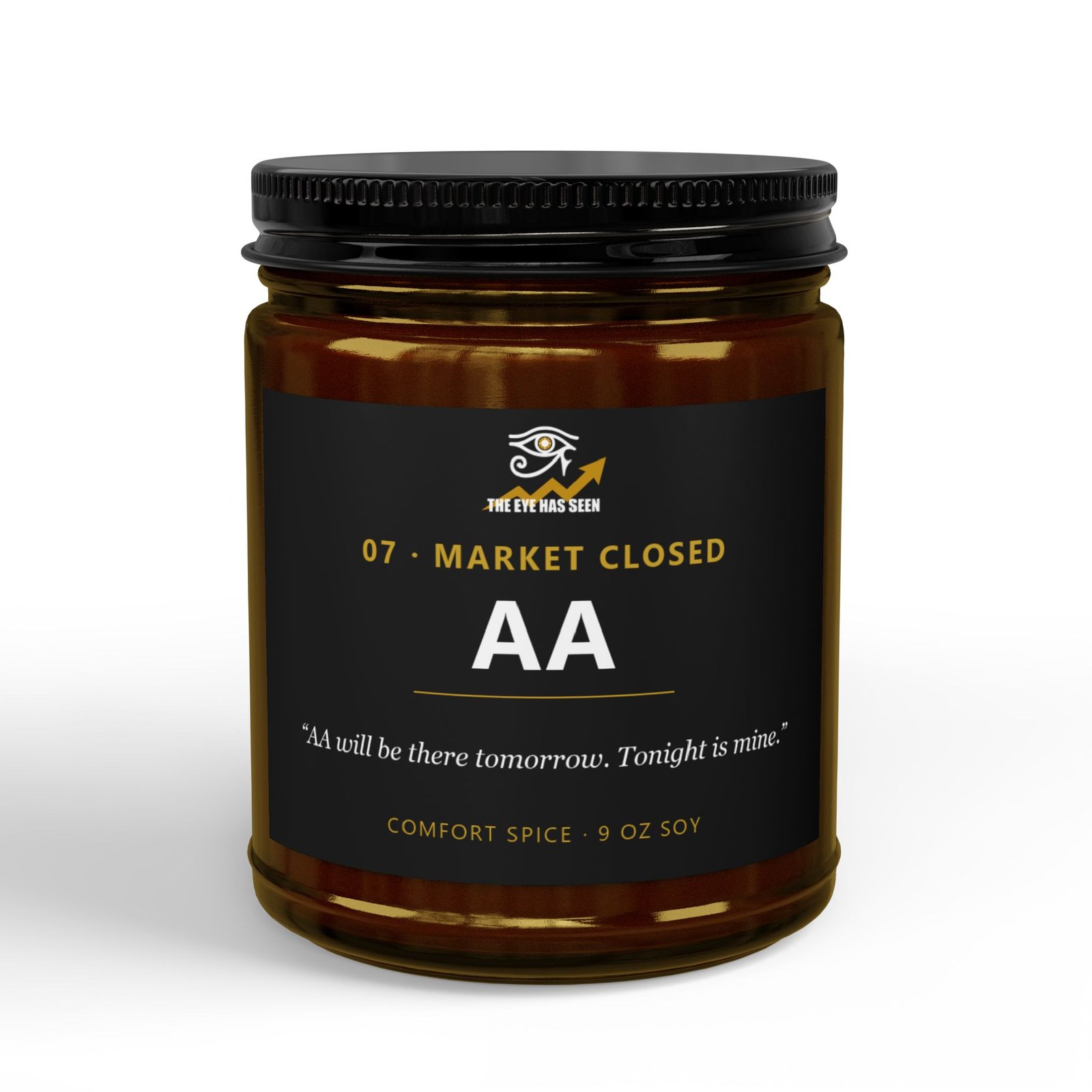 AA Trader Candle – 8 Session Scents, 9oz Soy, Amber Jar - Ảnh 3