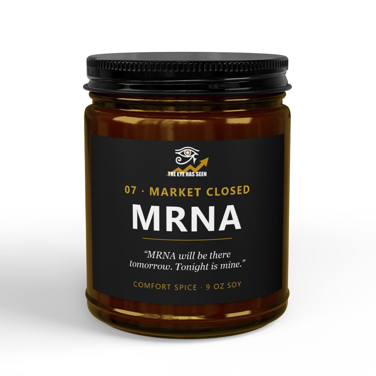 MRNA Trader Candle – 8 Session Scents, 9oz Soy, Amber Jar - Ảnh 3