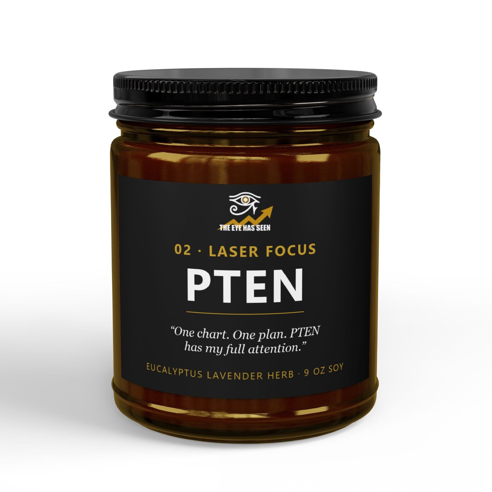 PTEN Trader Candle – 8 Session Scents, 9oz Soy, Amber Jar - Ảnh 9