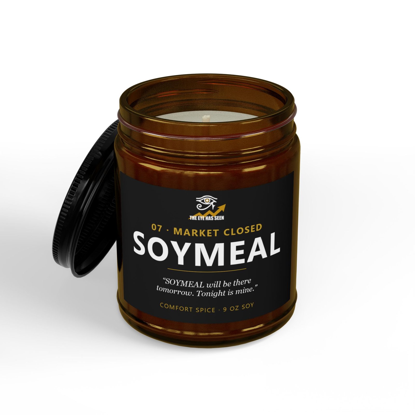 SOYMEAL Trader Candle – 8 Session Scents, 9oz Soy, Amber Jar - Ảnh 4