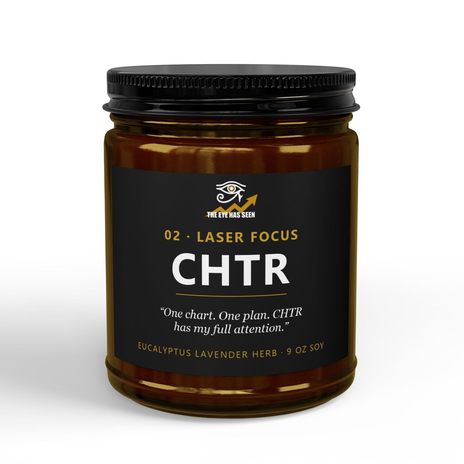 CHTR Trader Candle – 8 Session Scents, 9oz Soy, Amber Jar - Ảnh 9