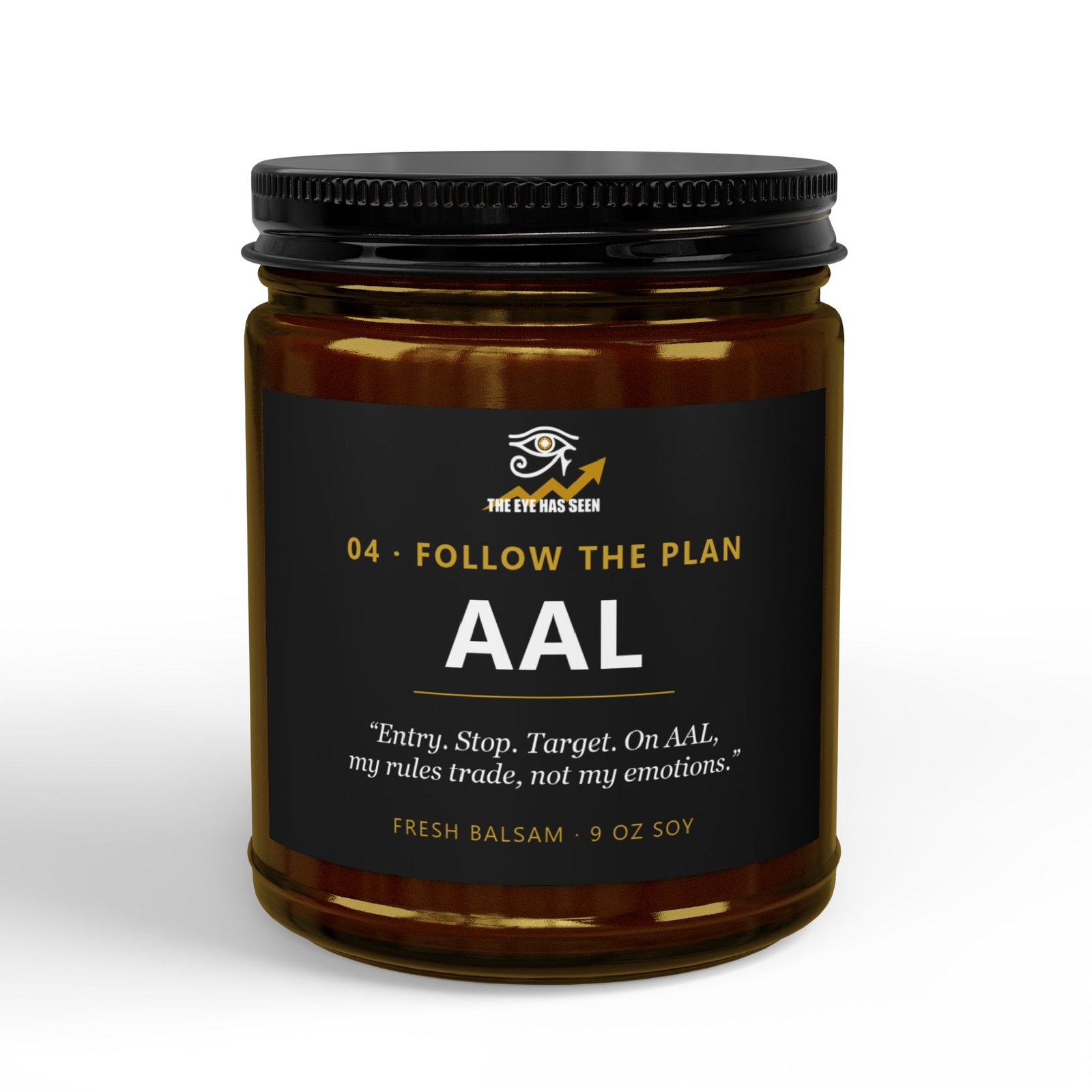 AAL Trader Candle – 8 Session Scents, 9oz Soy, Amber Jar - Ảnh 13