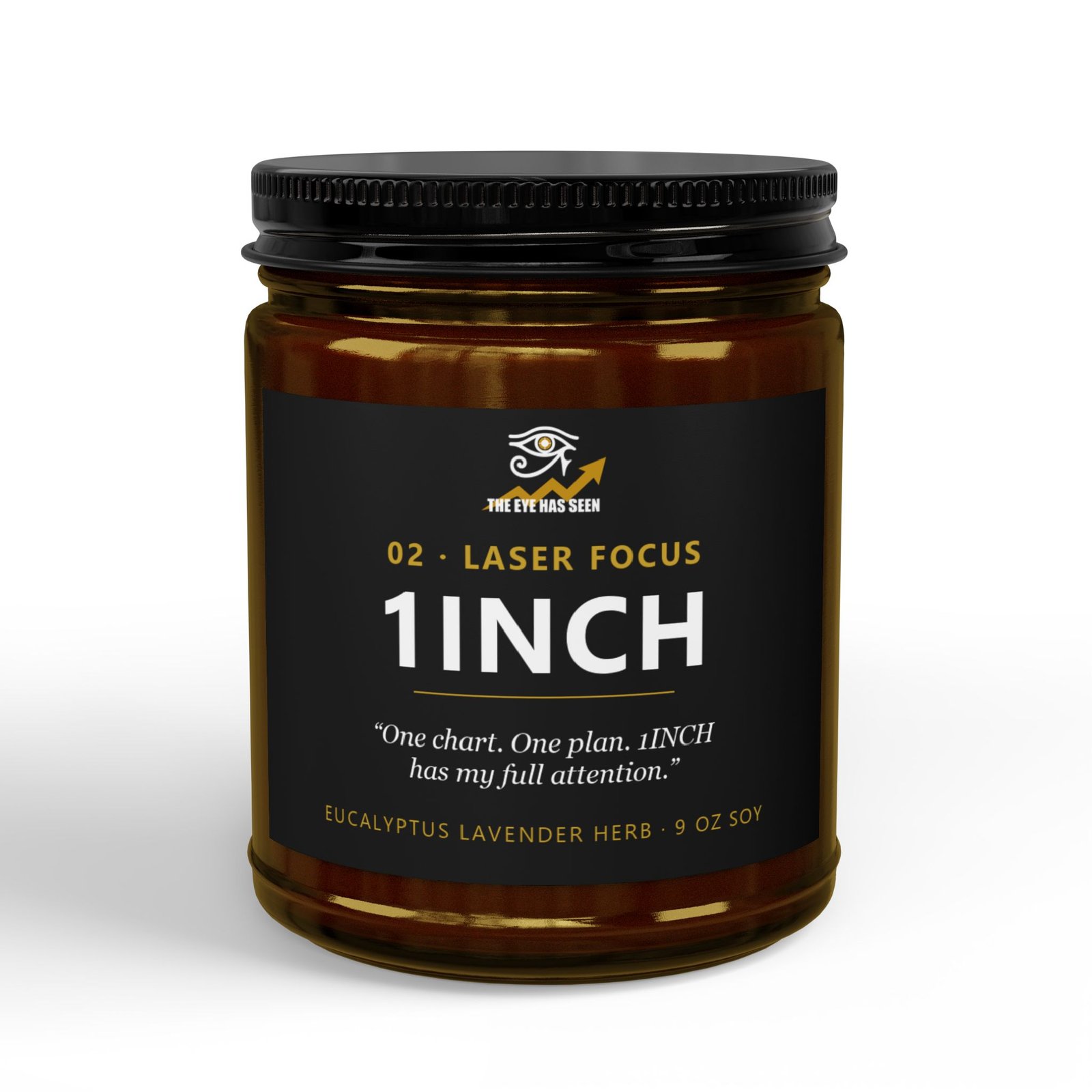 1INCH Trader Candle – 8 Session Scents, 9oz Soy, Amber Jar - Ảnh 9