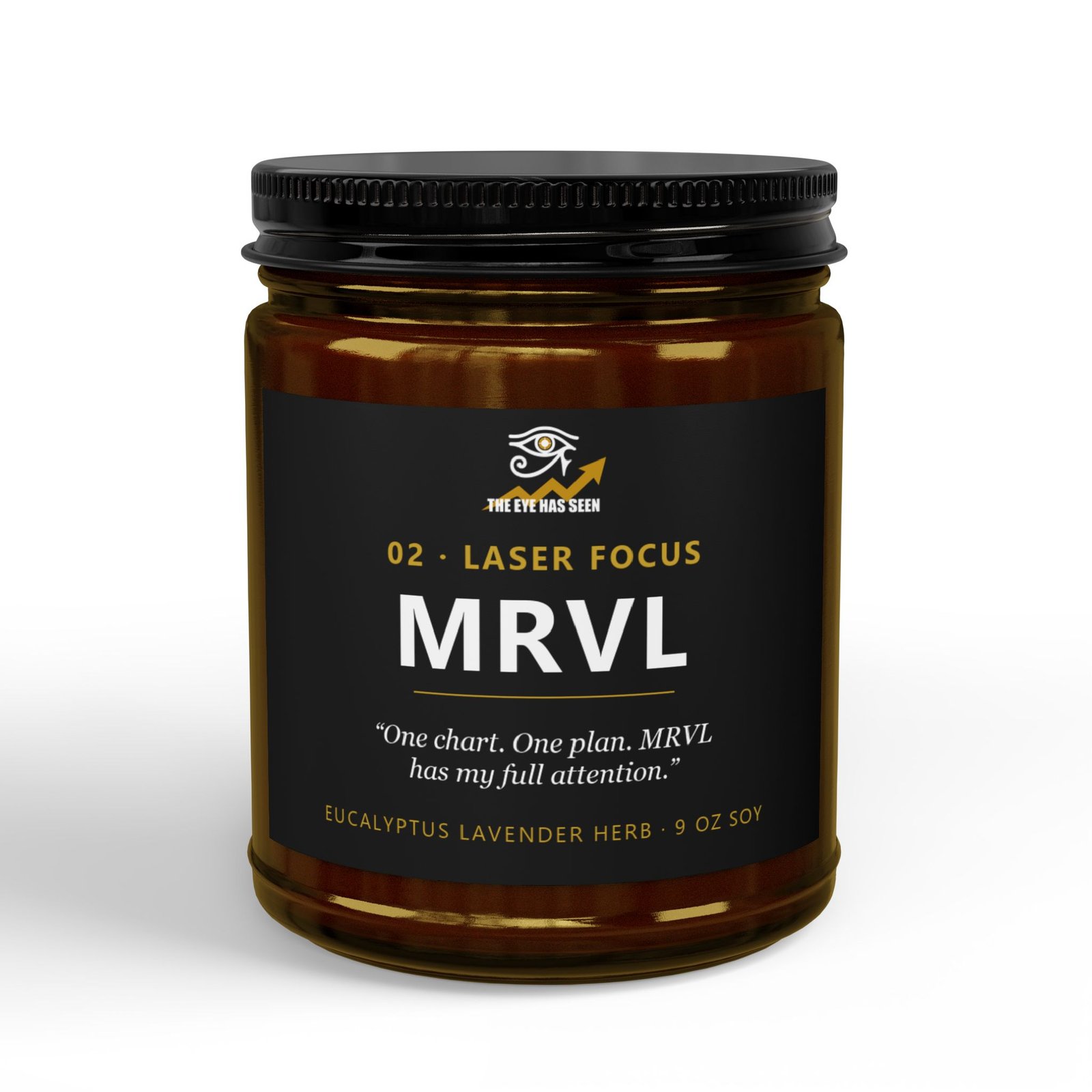 MRVL Trader Candle – 8 Session Scents, 9oz Soy, Amber Jar - Ảnh 9