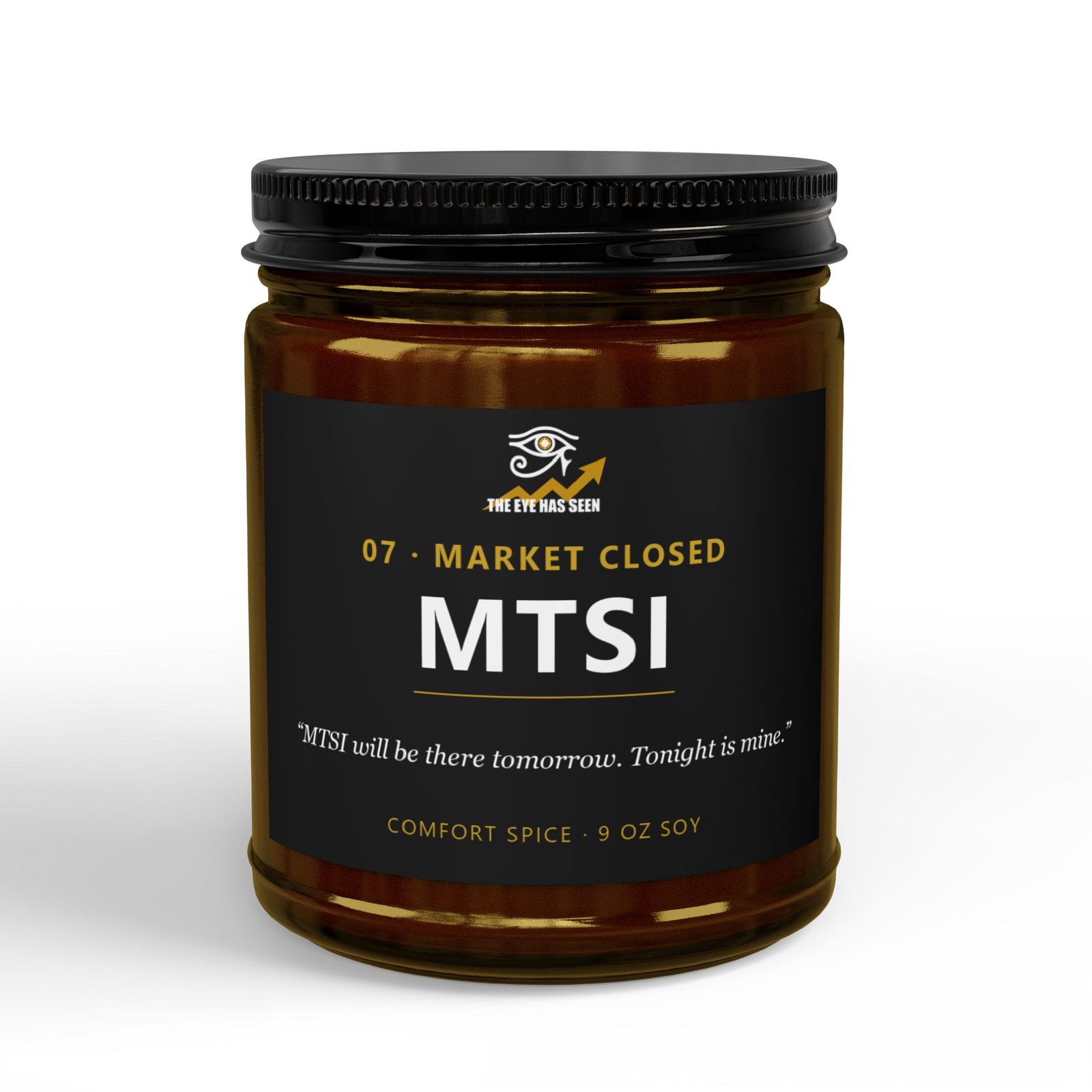 MTSI Trader Candle – 8 Session Scents, 9oz Soy, Amber Jar - Ảnh 3