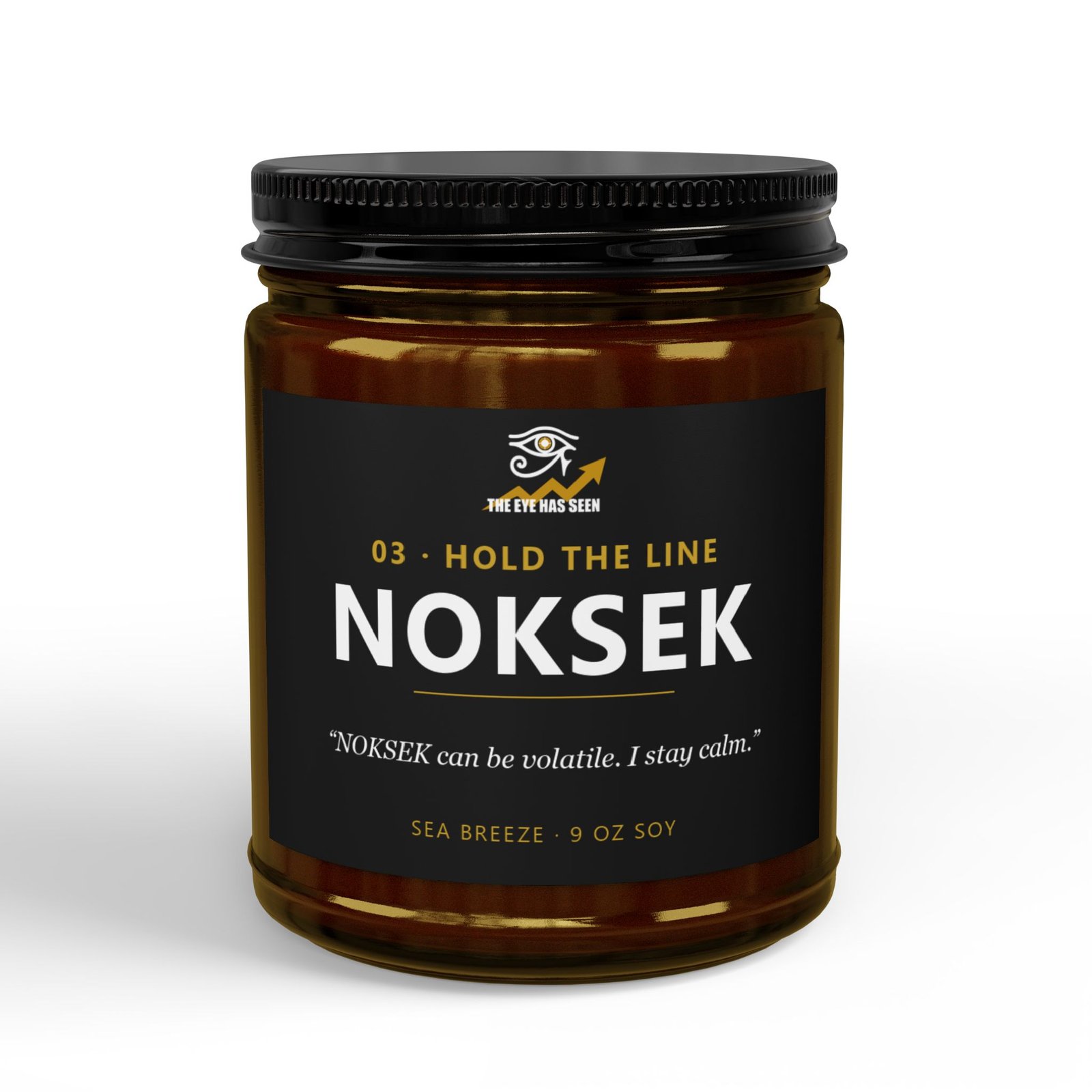 NOKSEK Trader Candle – 8 Session Scents, 9oz Soy, Amber Jar - Ảnh 5