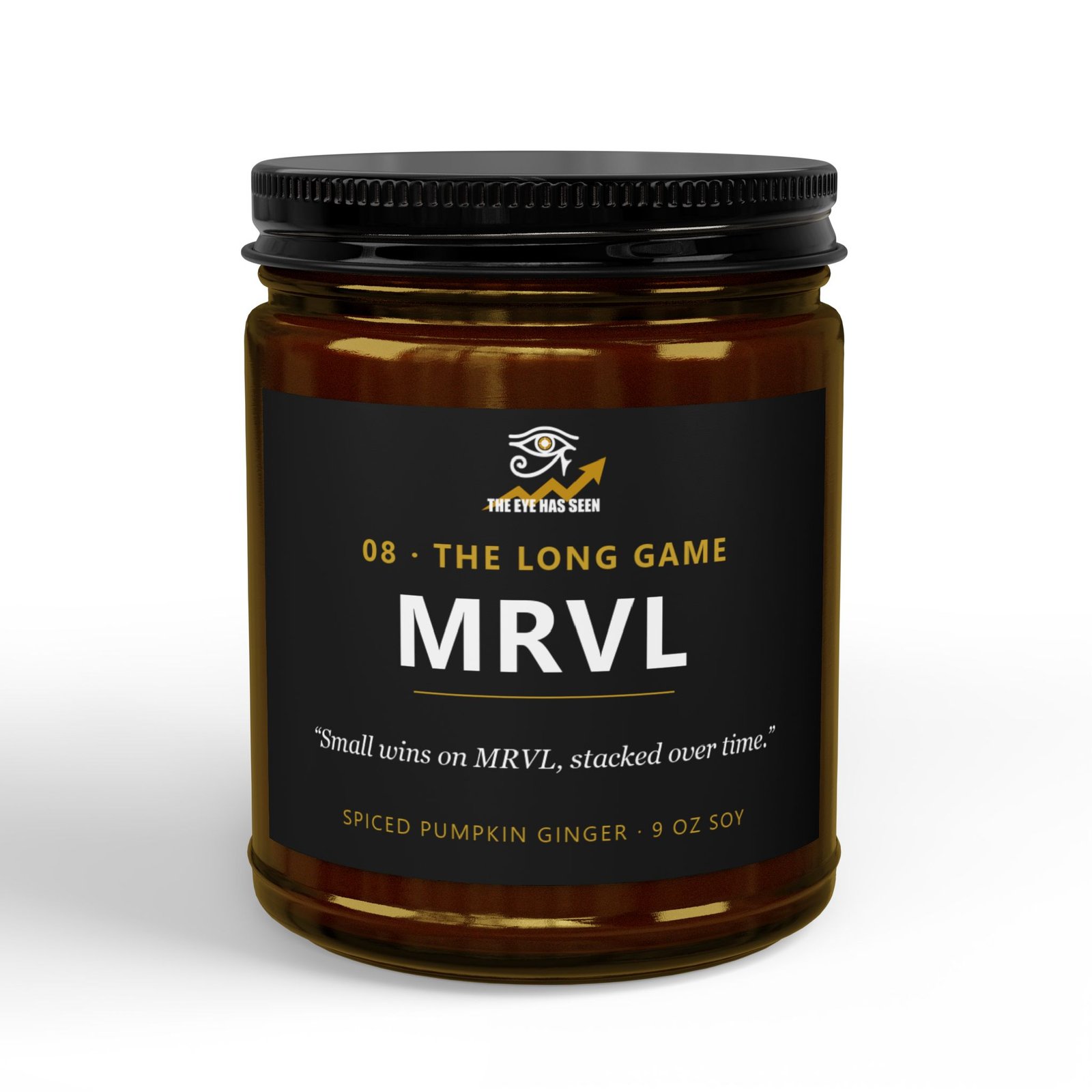 MRVL Trader Candle – 8 Session Scents, 9oz Soy, Amber Jar - Ảnh 11