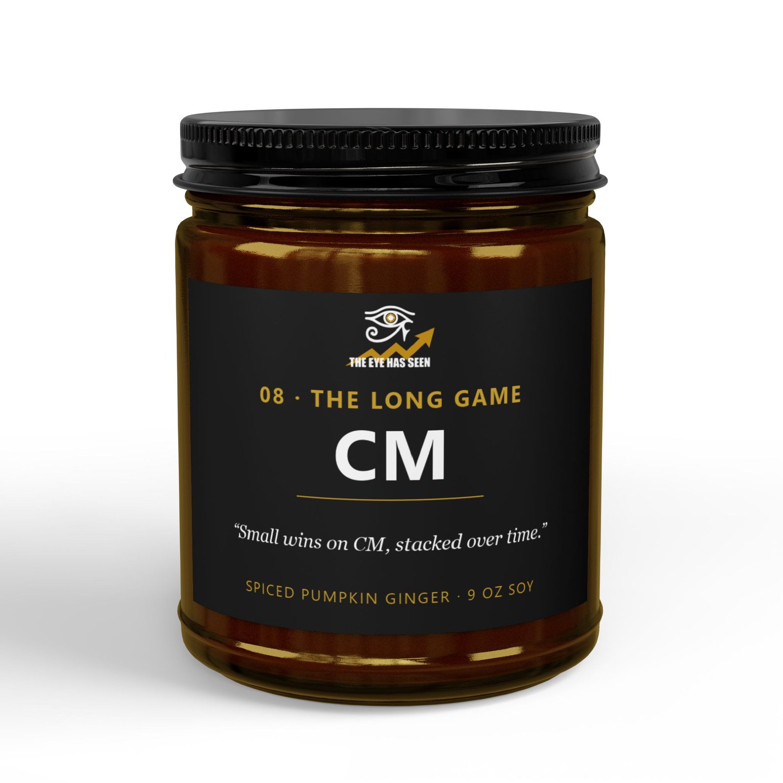 CM Trader Candle – 8 Session Scents, 9oz Soy, Amber Jar - Ảnh 11