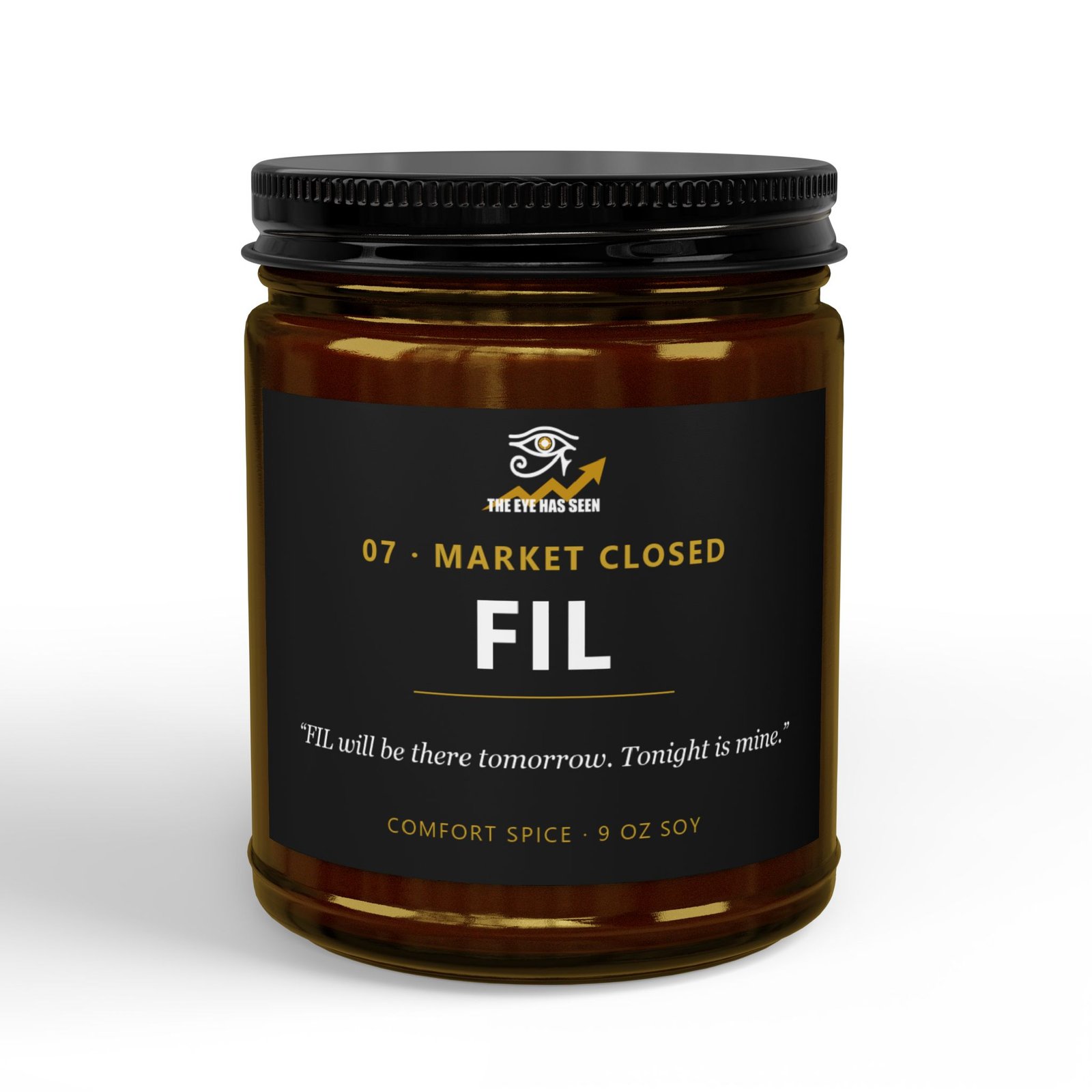 FIL Trader Candle – 8 Session Scents, 9oz Soy, Amber Jar - Ảnh 3