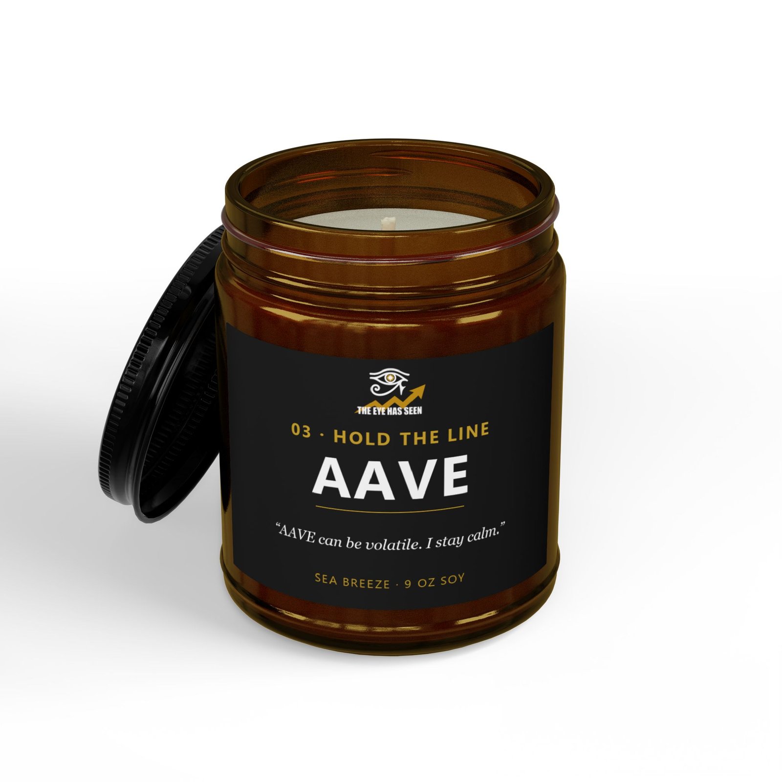 AAVE Trader Candle – 8 Session Scents, 9oz Soy, Amber Jar - Ảnh 6