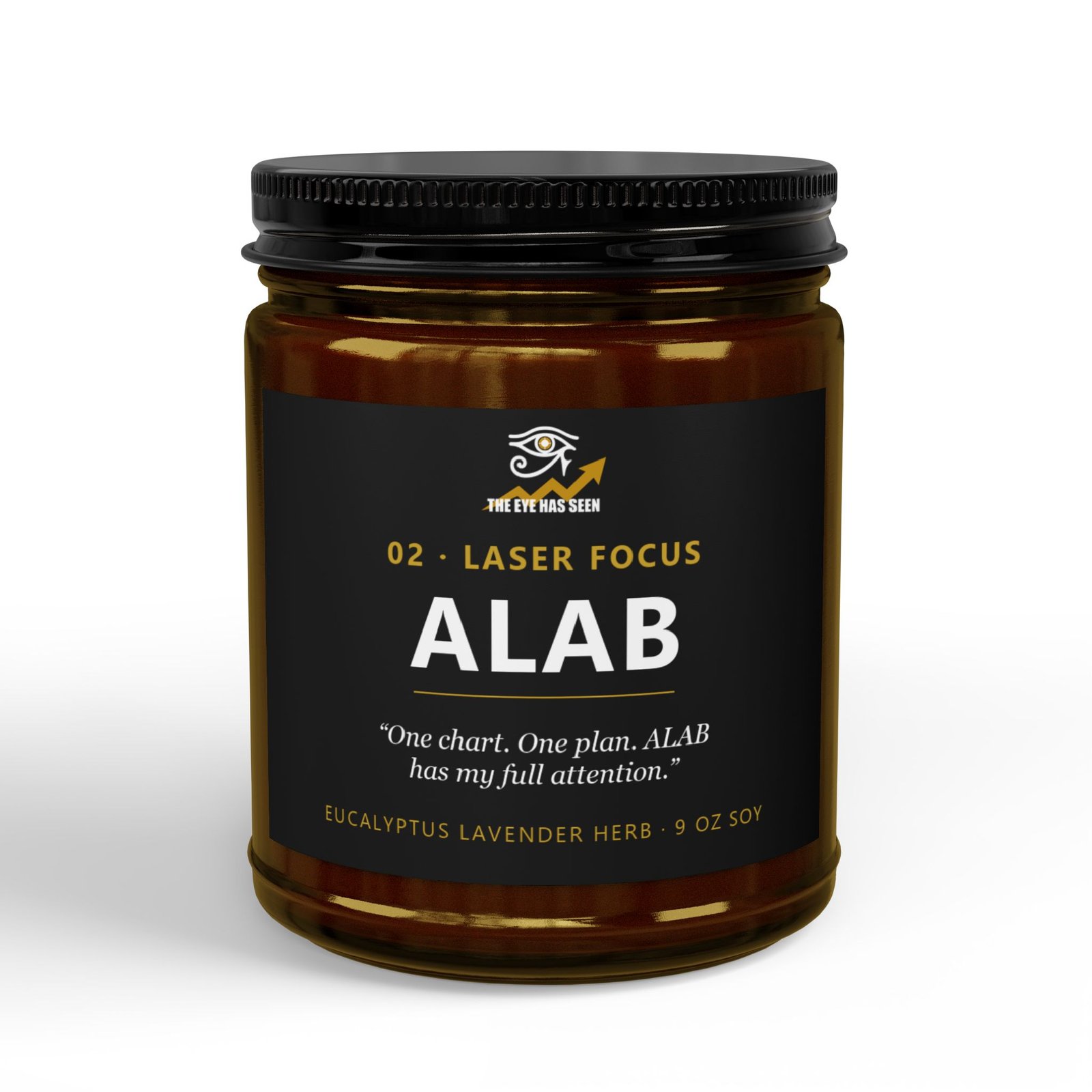 ALAB Trader Candle – 8 Session Scents, 9oz Soy, Amber Jar - Ảnh 9