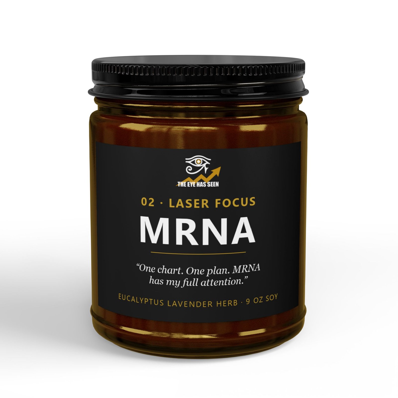 MRNA Trader Candle – 8 Session Scents, 9oz Soy, Amber Jar - Ảnh 9