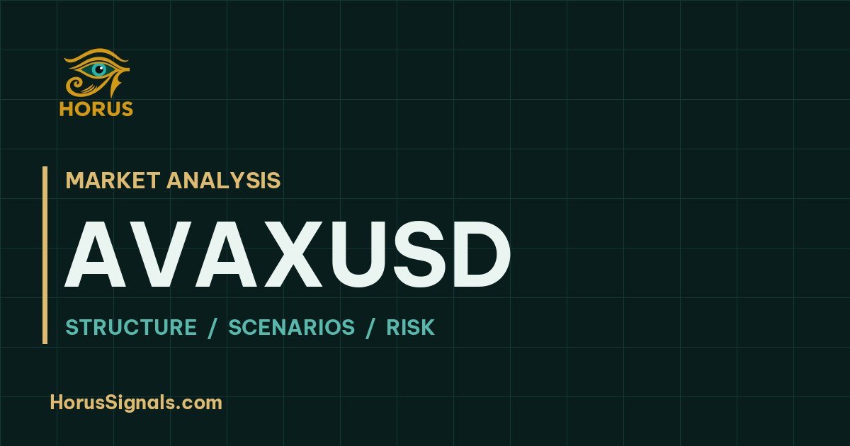 AVAXUSD · Horus Signals market analysis