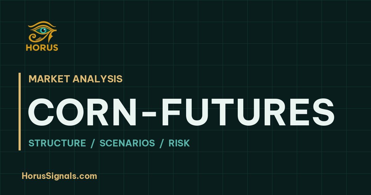 CORN-FUTURES · Horus Signals market analysis