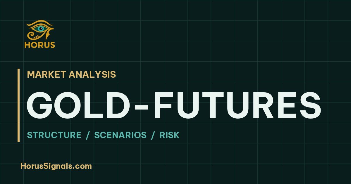 GOLD-FUTURES · Horus Signals market analysis
