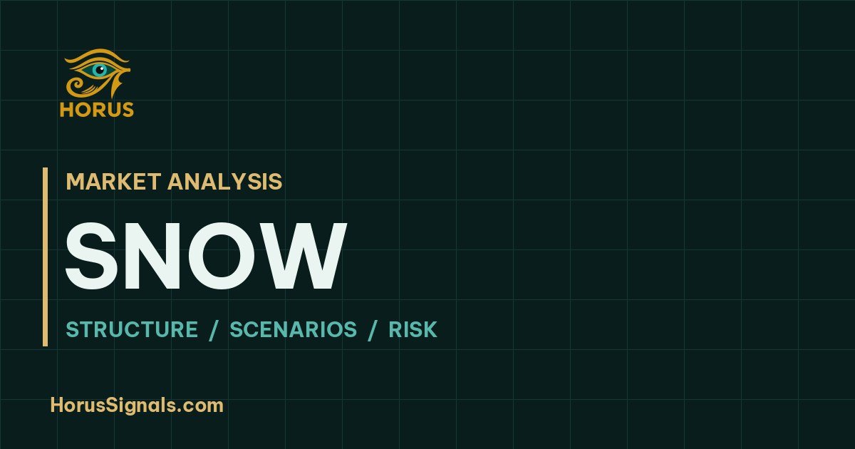 SNOW · Horus Signals market analysis