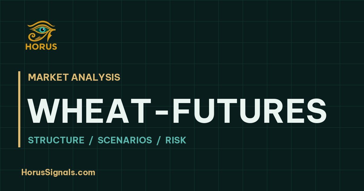 WHEAT-FUTURES · Horus Signals market analysis