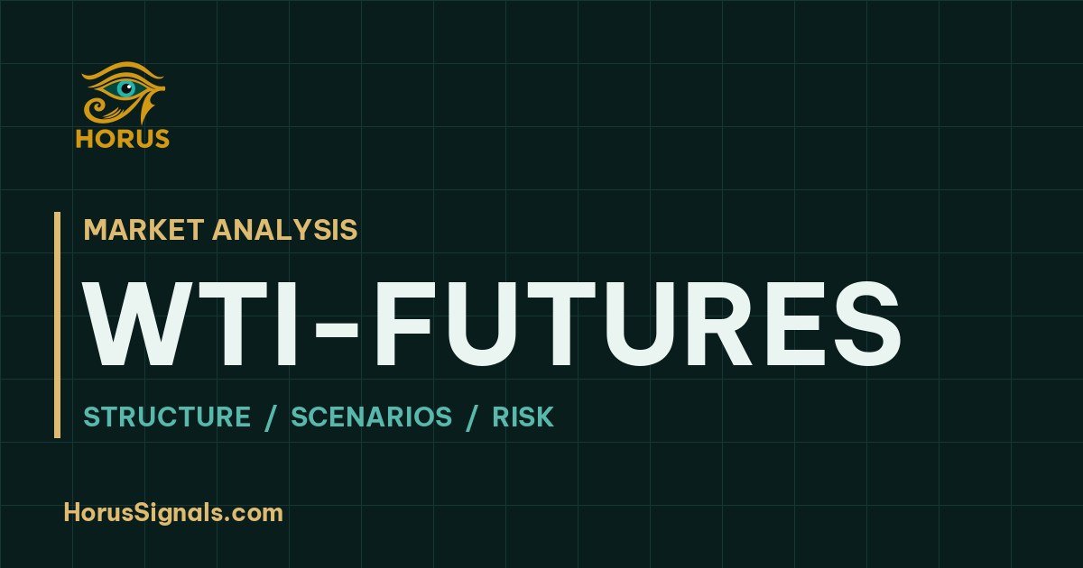 WTI-FUTURES · Horus Signals market analysis